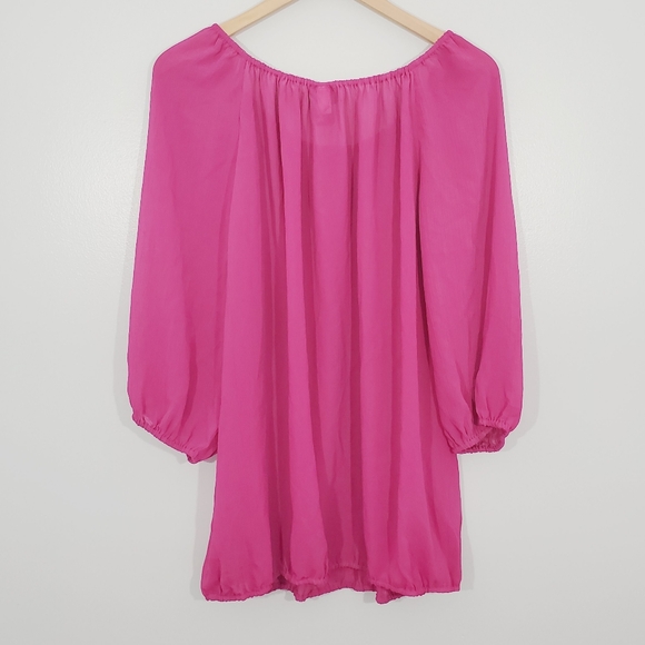 NWT Lane Bryant pink flowy top size 18 / 20 - Picture 2 of 6